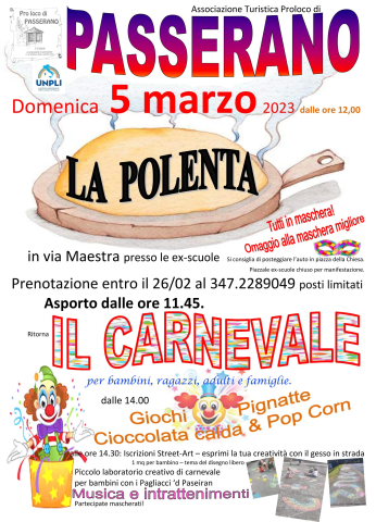 Passerano Marmorito | "La Polenta" e "Ritorna il Carnevale"